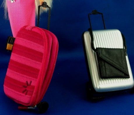 barbie luggage tag